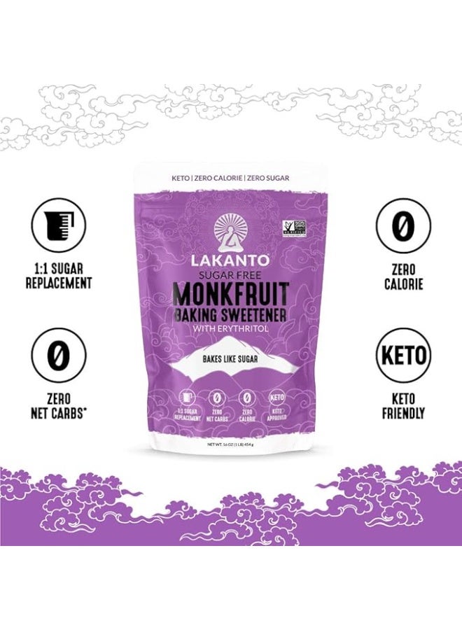 LAKANTO Lacanto, Monk Fruit Baked Goodness Sweetener with Erythritol, 16 oz (454 g) - Image 4